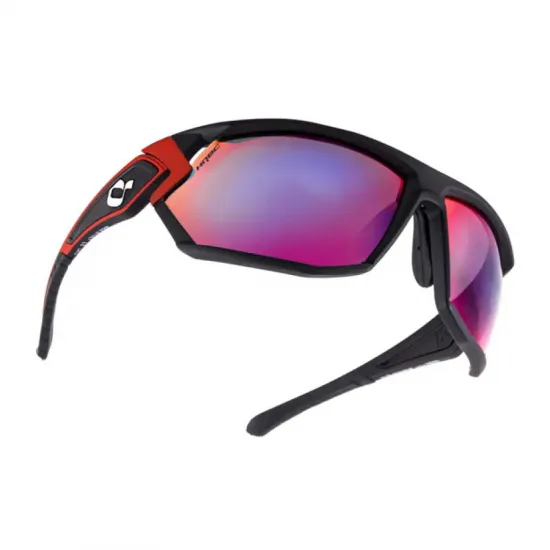 Окуляри HQBC QX4 чорний/червоний