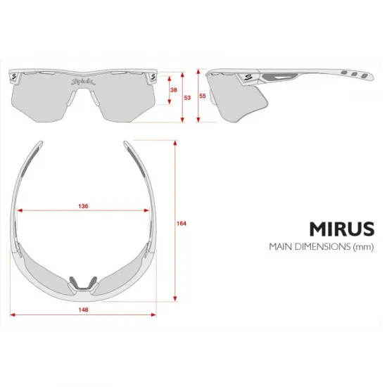 Окуляри Spiuk Mirus фотохромні білі