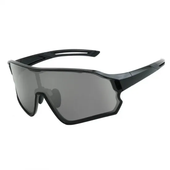 Окуляри Green Cycle FORCE із дзеркальною лінзою, чорні