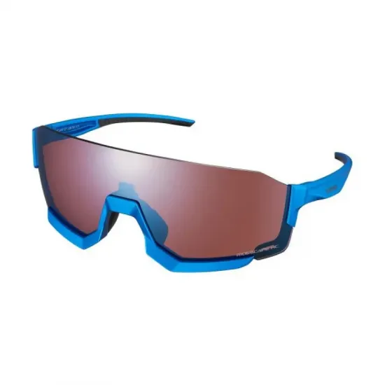 Очки SHIMANO AEROLITE 2,RIDESCAPE HIGH CONTRAST, синий металл