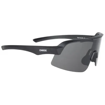 Окуляри ONRIDE Style матово чорні з лінзами димчасті (17%)