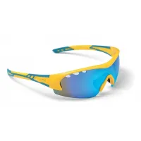 Очки Detroit UKR блестящие желтые/синие