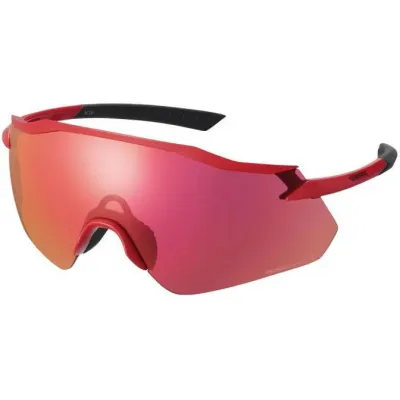 Окуляри SHIMANO EQUINOX4 Road, матові металік червоні