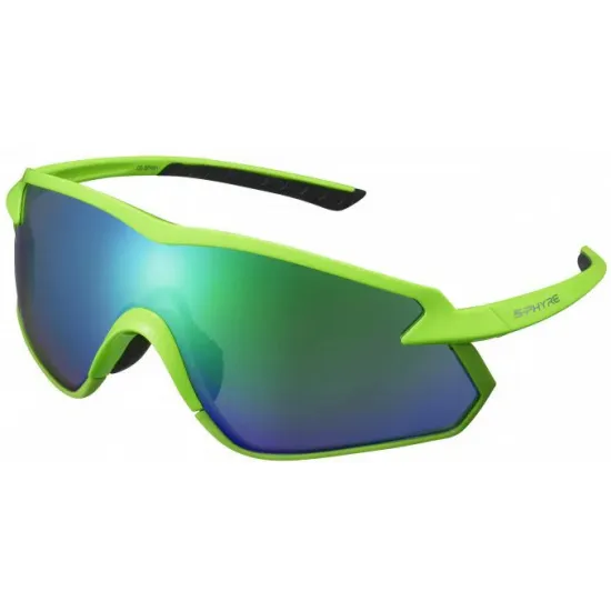 Окуляри SHIMANO S-PHYRE X поляризовані, неоново-зелені