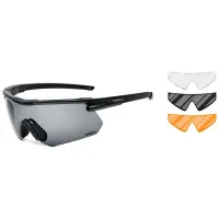 Окуляри ONRIDE Force ANSI Z87.1 з лінзою димчаста кат 3 (17%), змінні лінзи: прозора кат 0 (100%), п