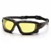 Защитные очки с уплотнителем Pyramex i-Force XL (amber) Anti-Fog, жёлтые