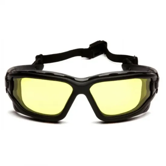 Защитные очки с уплотнителем Pyramex i-Force XL (amber) Anti-Fog, жёлтые