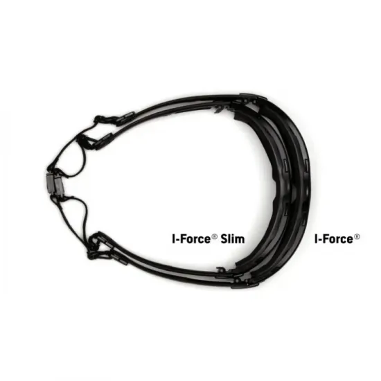 Защитные очки с уплотнителем Pyramex i-Force XL (amber) Anti-Fog, жёлтые