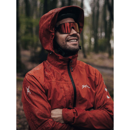 Куртка Spiuk All Terrain Waterproof чоловіча червона XXL