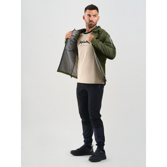 Куртка Spiuk All Terrain Waterproof мужская зелёная XXL
