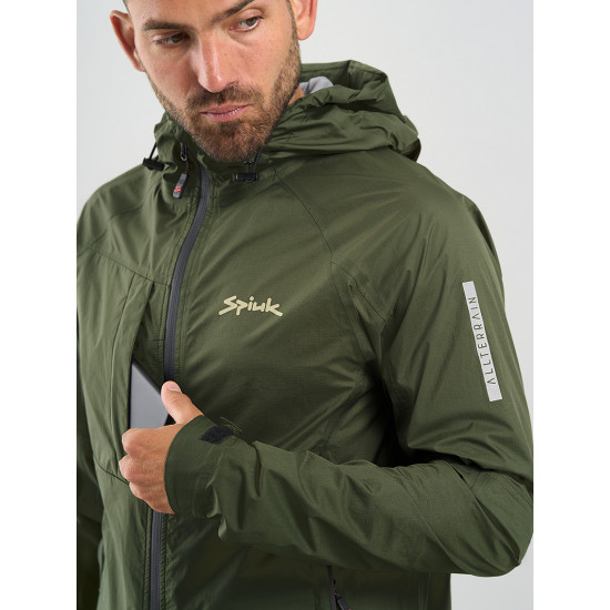 Куртка Spiuk All Terrain Waterproof мужская зелёная XXL