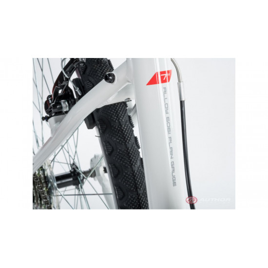 Велосипед AUTHOR (2023-24) Thema 28", рама 17", колір-білий // червоний 2023143