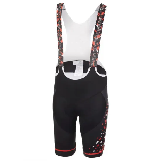 Шорти з лямками Ghost Factory Racing Bip, M, чорно-червоно-білі