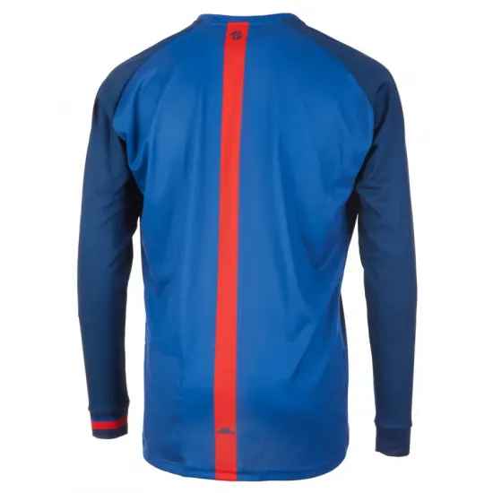 Джерсі Ghost MTN Ride Line, 3/4, XXL, синє-червоний Джерсі Ghost MTN Ride Line, 3/4, XXL, синє-червоний