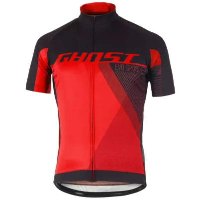 Джерси Ghost Performance Evo, Short, M, черно-красный