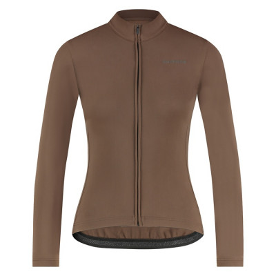 Велоджерси женские Shimano Apice с длинным рукавом утеплённые, коричневые, разм. XS Велоджерси женские Shimano Apice с длинным рукавом утеплённые, коричневые, разм. XS