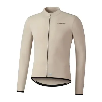 Велоджерсі жіноче Shimano Apice long sleeves утеплене, бежеве, розм. XS