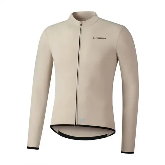 Велоджерсі жіноче Shimano Apice long sleeves утеплене, бежеве, розм. XS