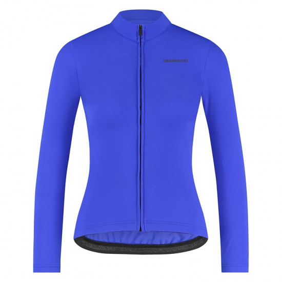 Велоджерсі жіноче Shimano Apice long sleeves утеплене, блакитне, розм. XXS