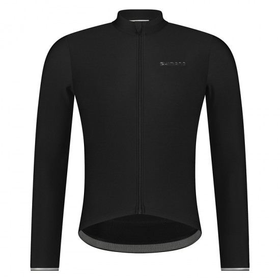 Велоджерси Shimano Stile с длинными рукавами утепленные, черные, разм. S