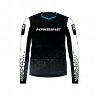 Футболка Haibike "Freeride", длинный рукав, XL, черно-белая