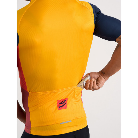Джерсі Spiuk Searchers кор рукав чоловіче жовте M
