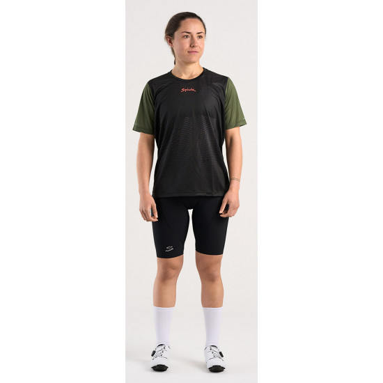 Джерсі Spiuk Searcher кор рукав унісекс чорне M