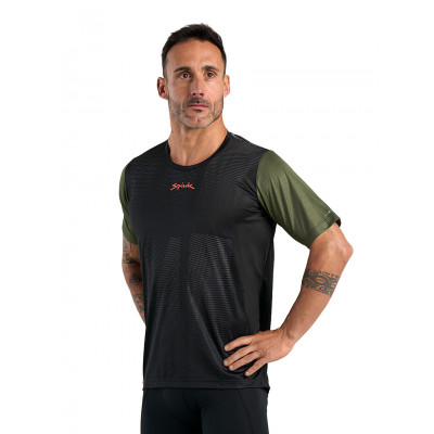 Джерсі Spiuk Searcher кор рукав унісекс чорне XL
