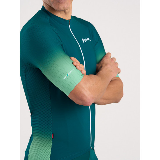 Джерсі Spiuk Polaris кор рукав чоловіче бірюзове S