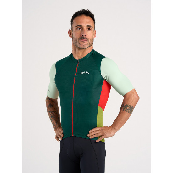 Джерсі Spiuk Searchers кор рукав чоловіче зелене L