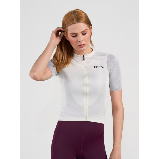 Джерсі Spiuk Anatomic кор рукав жіноче біле M