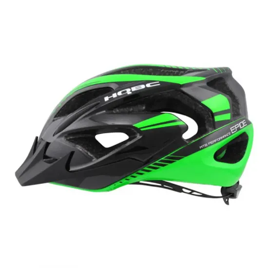 Шолом HQBC EPIQE розм M. 53-58cm, чорний/неоновый зелений