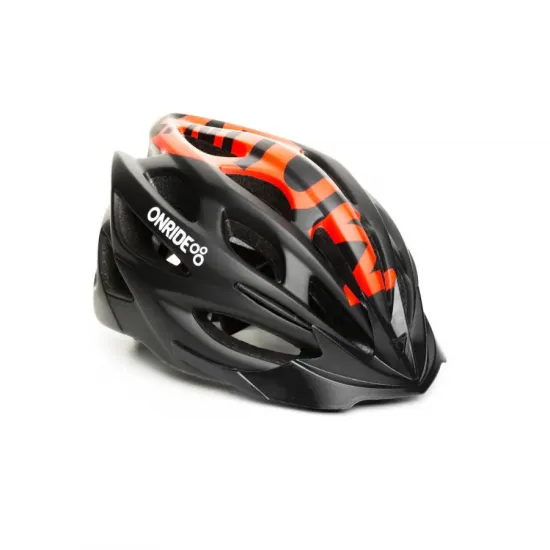 Шолом ONRIDE Mount  матовий чорний/червоний  L (58-61 см)