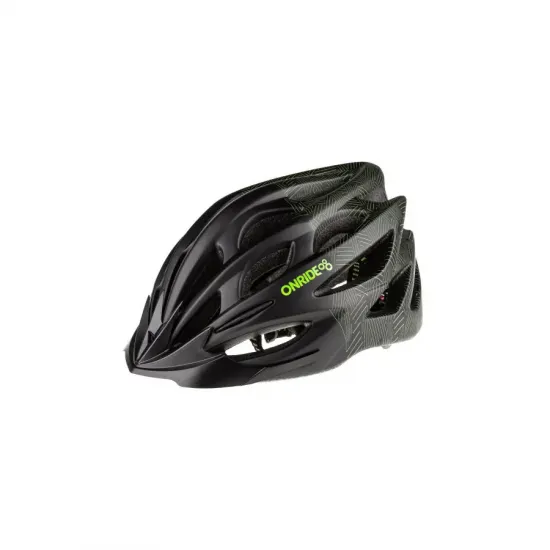 Шолом ONRIDE Mount чорний/зелений M (55-58 см) Шолом ONRIDE Mount чорний/зелений M (55-58 см)