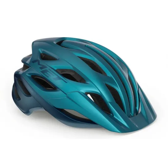 Шлем MET VELENO CE TEAL BLUE METALLIC | ГЛОСС С (52-56)