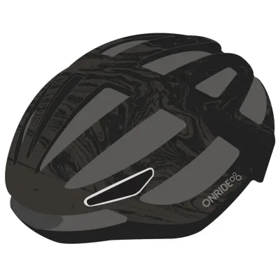 Шолом ONRIDE Focus чорний / сірий M (55-58 см) Cool Max подушечки