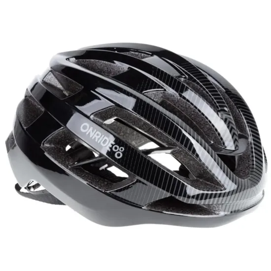 Шолом ONRIDE Pave глянцевий сіро-чорний M (55-58 см) магнітна застібка