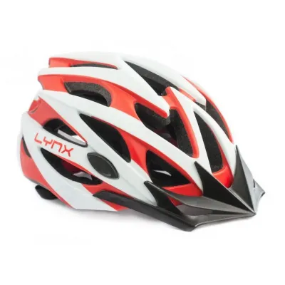 Шолом Lynx ValeDiSole-W-M Matt white/red M(55-58) см Шолом Lynx ValeDiSole-W-M Matt white/red M(55-58) см
