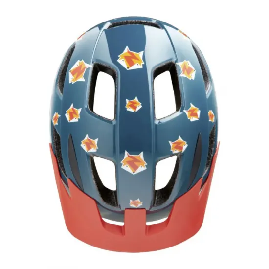 Шолом LAZER Lil Gekko дитячий, синій з лисицями