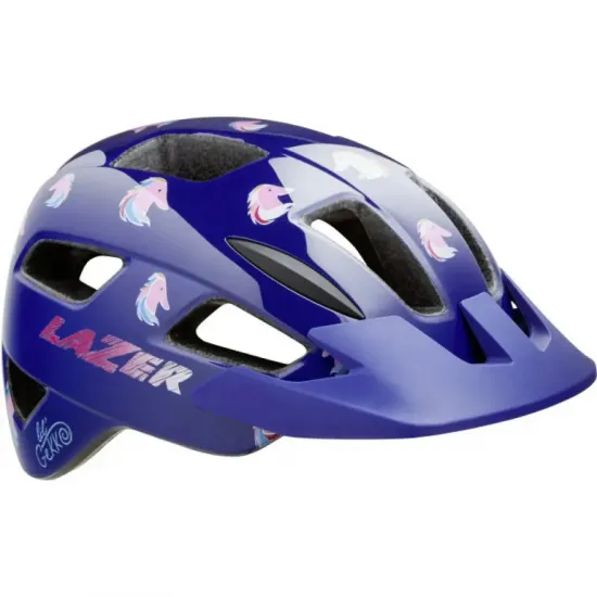 Шолом LAZER Lil Gekko дитячий, фіолетовий з поні