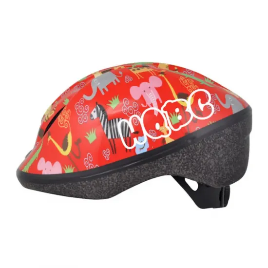 Шолом HQBC FUNQ Animals, дитячий, червоний, розм. 48-54