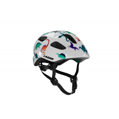 Шолом LAZER Pnut 2.0 KinetiCore динозаври, білий
