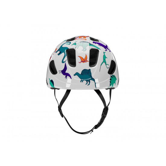 Шолом LAZER Pnut 2.0 KinetiCore динозаври, білий