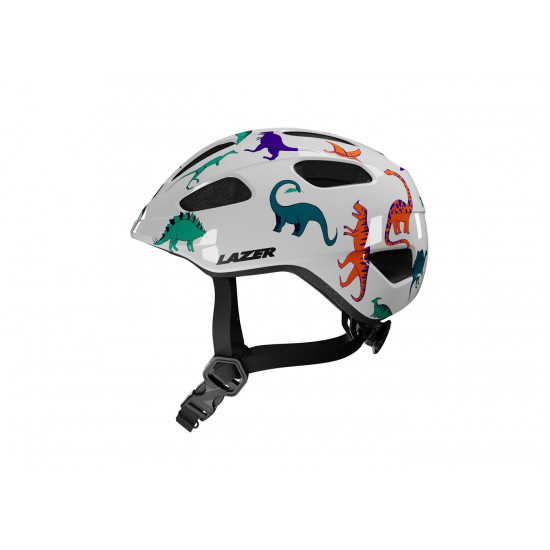 Шолом LAZER Pnut 2.0 KinetiCore динозаври, білий