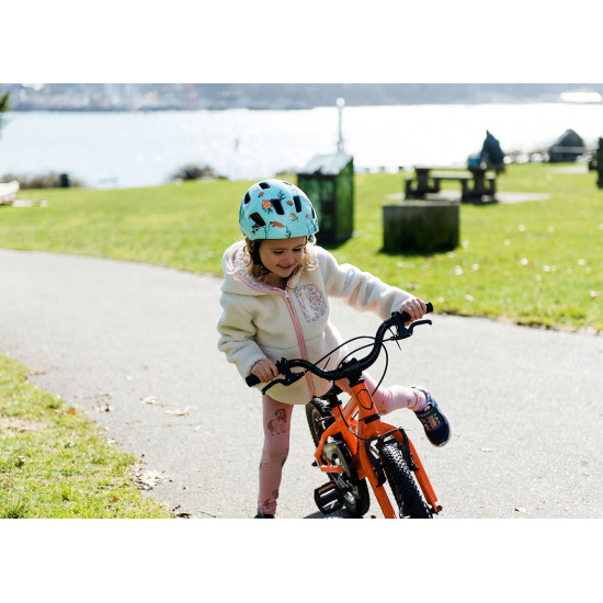 Шолом LAZER Pnut 2.0 KinetiCore морський світ, бірюзовий