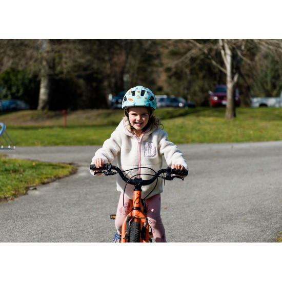 Шолом LAZER Pnut 2.0 KinetiCore морський світ, бірюзовий