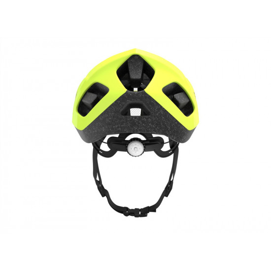 Шолом LAZER J1, неоново-жовтий, +сітка від комах +led