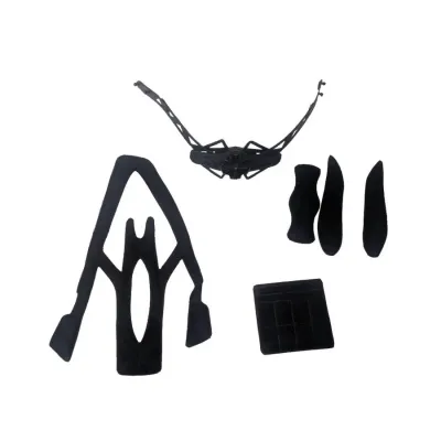 Змінний комплект обладнання на шолом дитячий Green Cycle Frida/Rowdy/Fast Five розмір 50-56см біло-чорний