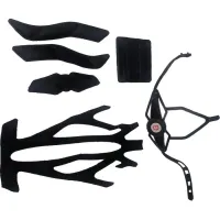 Змінний комплект обладнання на шолом Green Cycle Alleycat/New Alleycat розмір 58-61см сіро-рожевий