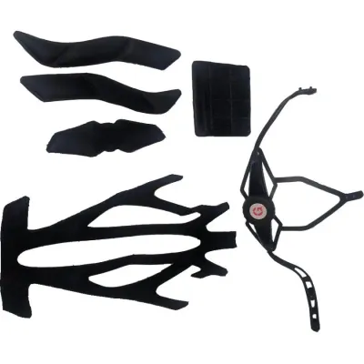 Змінний комплект обладнання на шолом Green Cycle Alleycat/New Alleycat розмір 58-61см сіро-рожевий